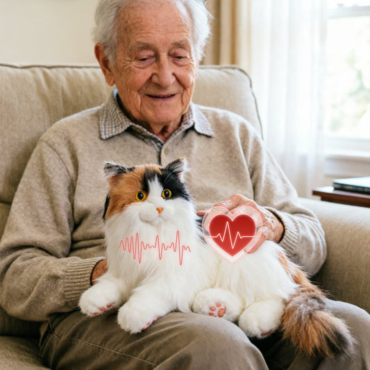 Breathing Calico Percy 2.0 — Heartbeat, Purr & Voice