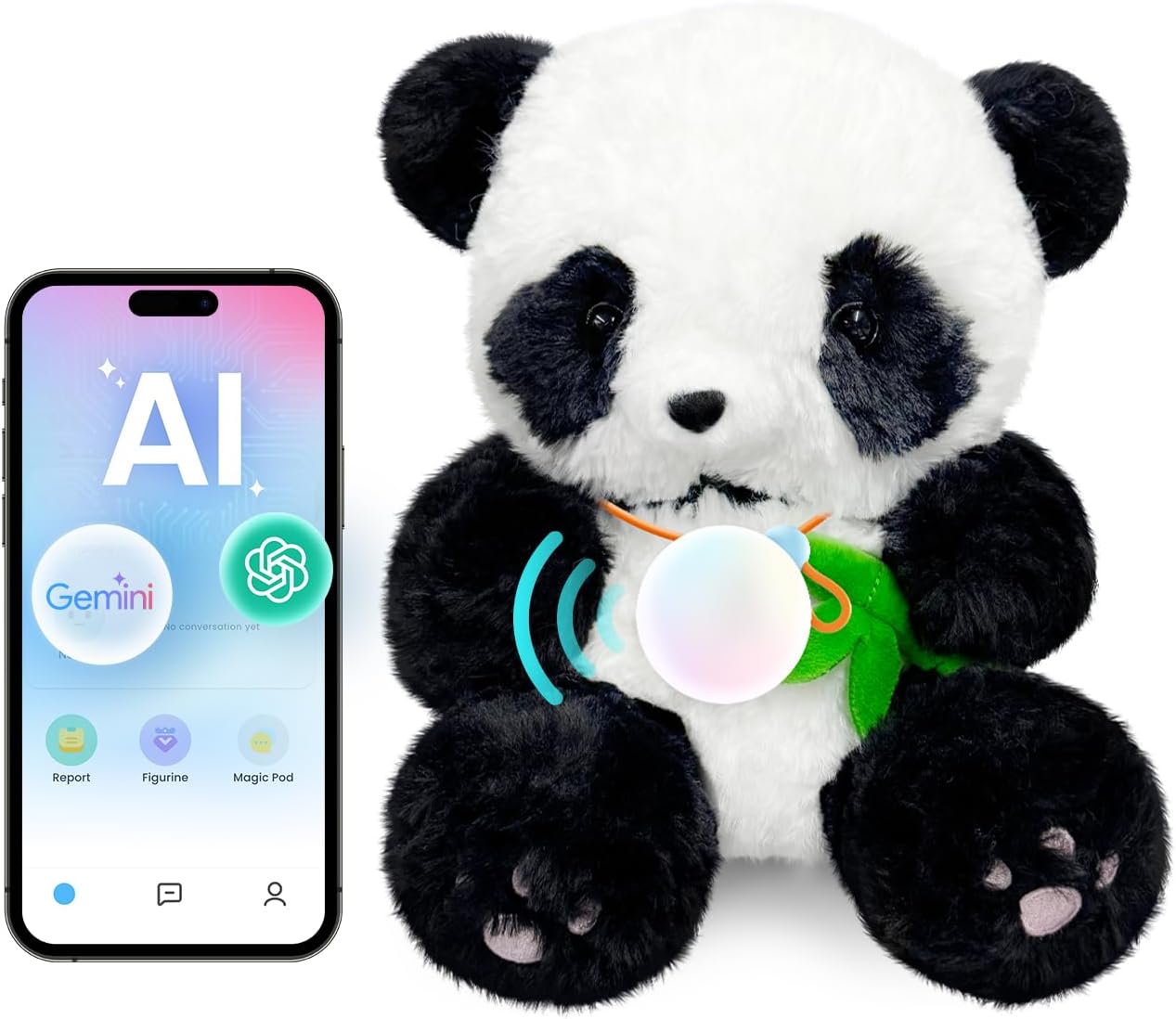 AI Companion Plush Panda – Screen-Free Smart Toy