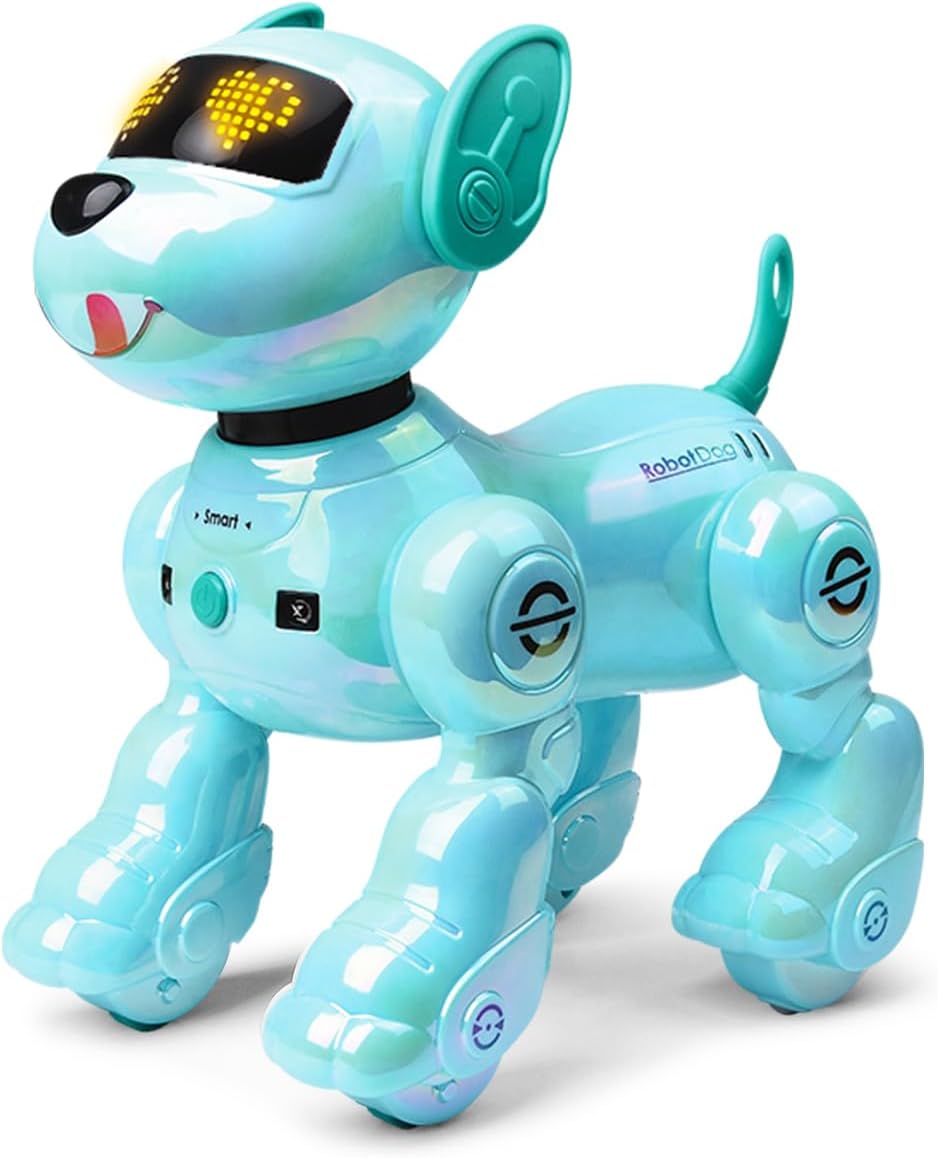 VATOS Programmable Robot Dog – Blue (Ages 3–8)
